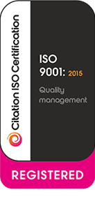 ISO certification badge